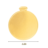 Gold Round Cake Base,Set of 50 Durable Round Mini Dessert Boards,Portable Mousse Base,Mousse Paper Board,Cupcake Trays for Dessert Display.3.2In 3.2" x 3.2"