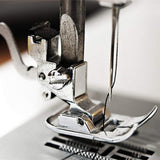 Universal zigzag presser foot straight stitch sewing machine presser foot suitable for Singer/Brother low shank models - Top-Down View