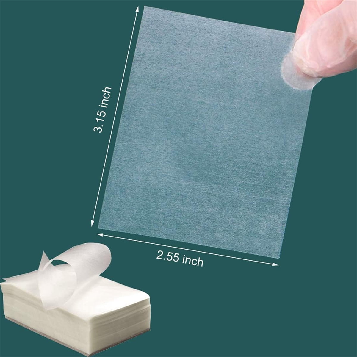 Edible Glutinous Rice Paper 1200Pcs Candy Coated Wrapping Paper Edible Candy Wrappers Sheets,Edible Wafer Paper,Transparent Rice Paper for Homemade Tanghulu Wrapper (2.6x3.2in)