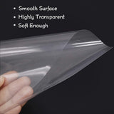 8 Inch Cake Collars, Clear Transparent Cake Acetate Sheet Roll, Cake Plastic Wrap, Cake Acetate Collar for Chocolate Mousse DIY Cake Wraping Decorating Shaker Cards(Length 394inch) - Side View