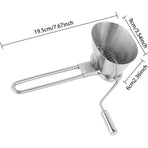 Manual Stainless Steel Parsley Shredder,Pepper Grinder,Herb Roller Mincer,Handheld Spice Grinder,Versatile Kitchen Tool for Herbs Vegetables Spices,Easy Hand-crank for Quick Cutting/Mincing