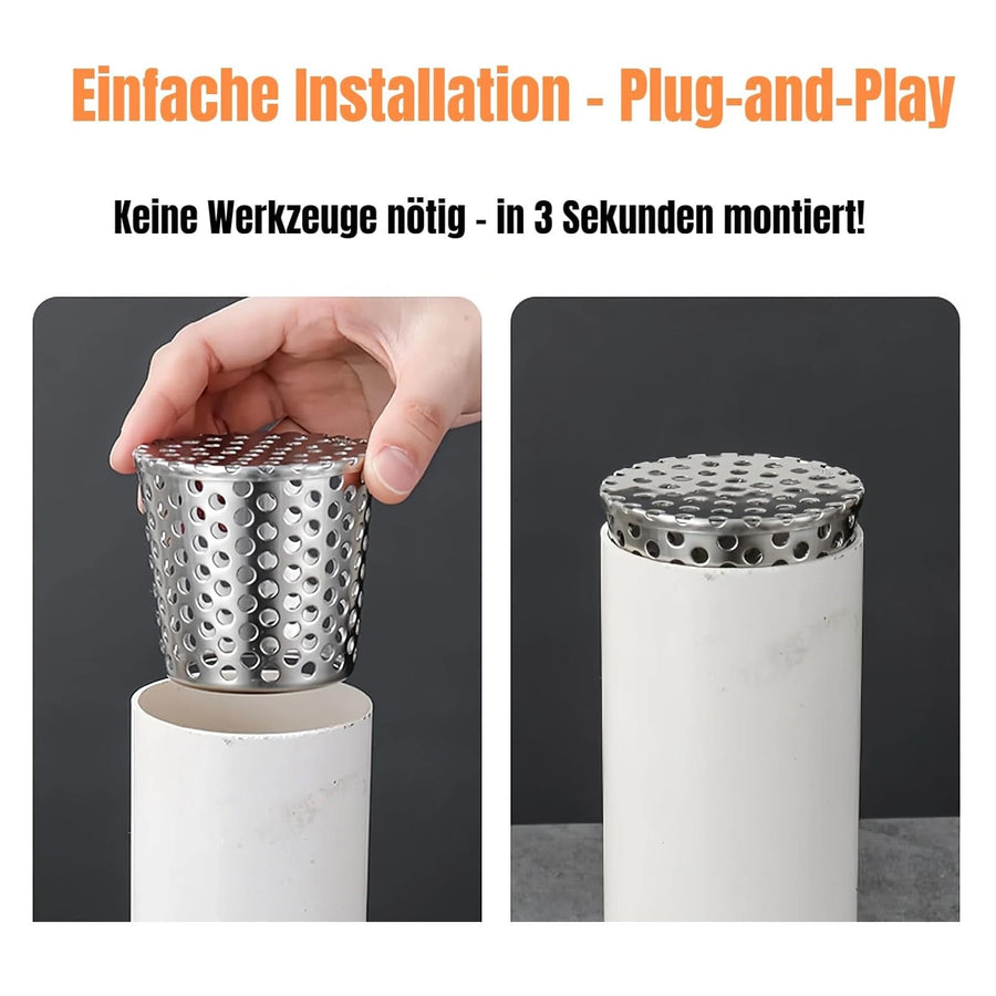 PVC Termination Cap, Mesh Screen Vent Cover, Stainless Steel Mesh Vent Cap, Birds & Rodents Proof Cones Cover, Stainless Steel Conical Exhaust Pipe Cover, Downspout Guard Filter Strainer C
