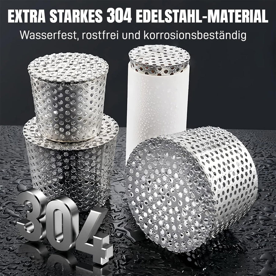 PVC Termination Cap, Mesh Screen Vent Cover, Stainless Steel Mesh Vent Cap, Birds & Rodents Proof Cones Cover, Stainless Steel Conical Exhaust Pipe Cover, Downspout Guard Filter Strainer C