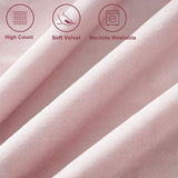 Blush Pink Throw Pillow Covers for Couch Bed Sofa Decorative Pillow Covers 16x16 Set of 2 Soft Velvet Square Cushion Covers with Tassels Cute Girl Princess Aesthetic Home Decor Baby Pink