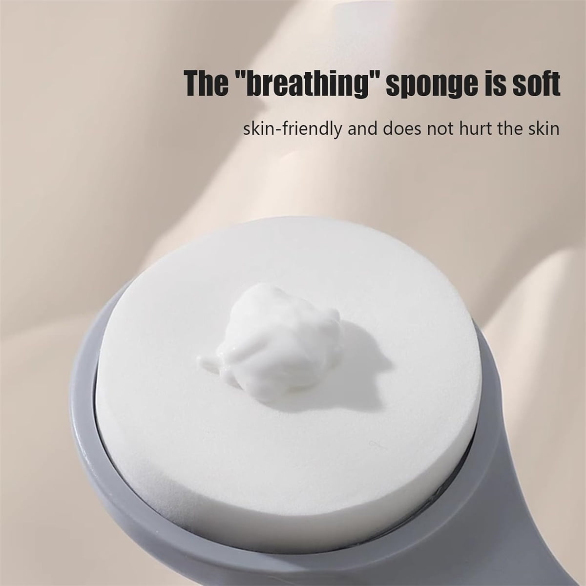 Back Lotion Applicator,11.2x3in Reusable Back Sunscreen Applicator for Home,Portable Gray Body Lotion Brush for Sunscreen,Cream