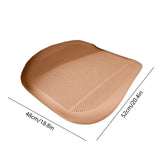Front Car Seat Covers Water Proof Seat Protector Universal Fit, Ventilation Car Seat Cushion, Universal Anti-Slip Driver Seat Cover, for Most Cars SUVs and Trucks Beige - Side View