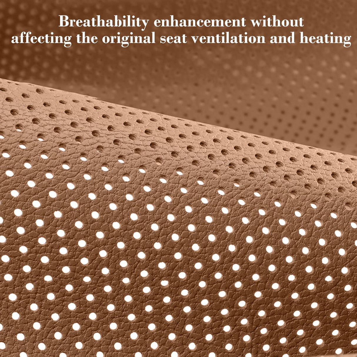 Front Car Seat Covers Water Proof Seat Protector Universal Fit, Ventilation Car Seat Cushion, Universal Anti-Slip Driver Seat Cover, for Most Cars SUVs and Trucks Beige
