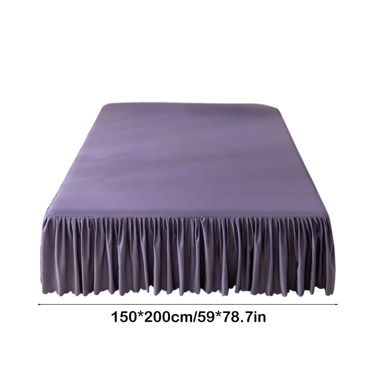 Bed Skirt Queen Size Ruffled Bed Skirt with Split Corners, Queen Bed Skirt Drop, Queen Size Bed Skirt, for Ruffled Bed Skirt with Split Corners, Bed Skirt Queen Size White