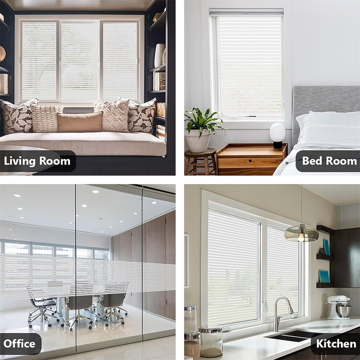 Privacy Window Film Frosted Glass Window Film 17.5 x 78.7 in No Glue Window Static Cling Glass Door Film Anti-UV Glass Films Strips Frosted Sliding Window Covering Stickers for Home Office