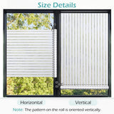 Privacy Window Film Frosted Glass Window Film 17.5 x 78.7 in No Glue Window Static Cling Glass Door Film Anti-UV Glass Films Strips Frosted Sliding Window Covering Stickers for Home Office