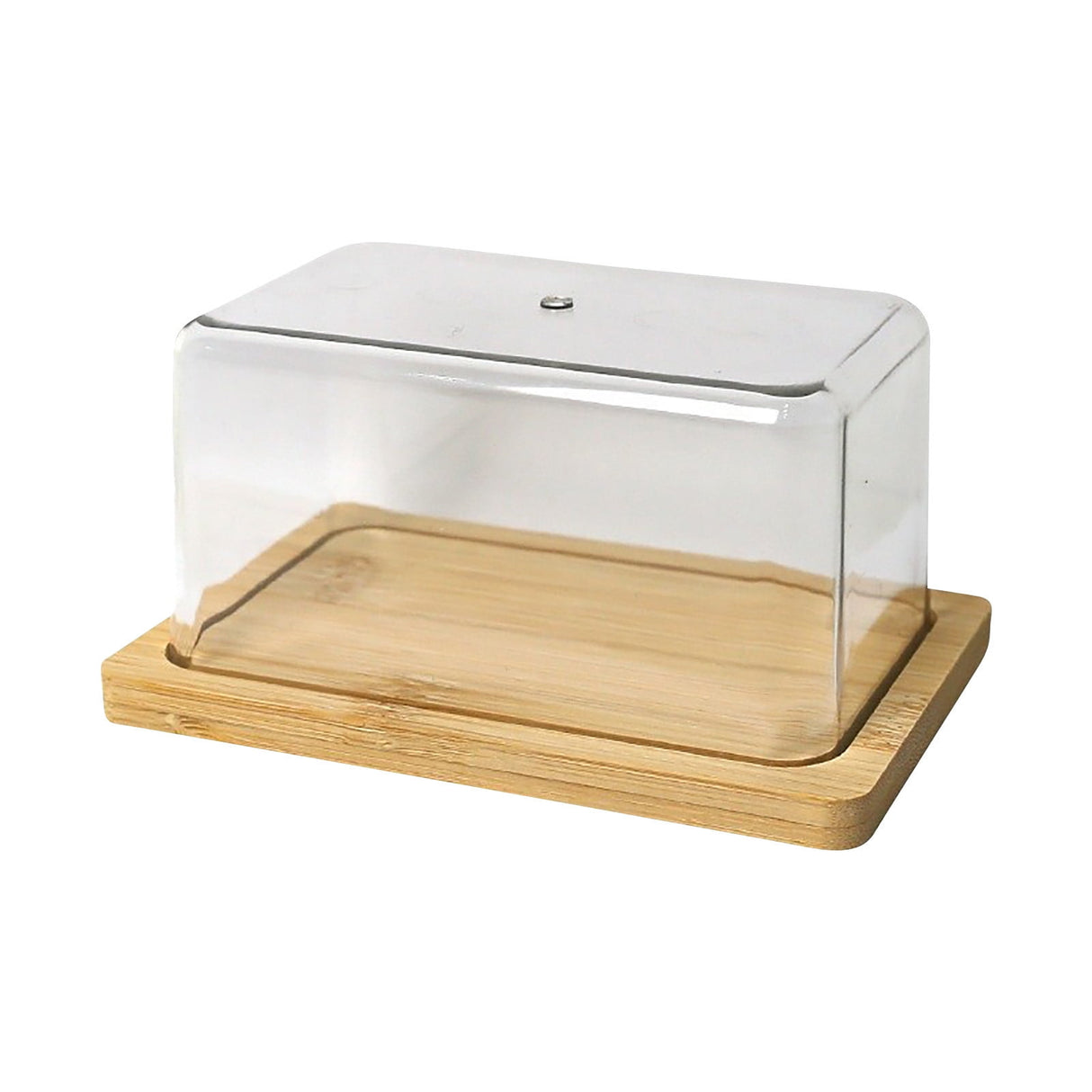 Glass Butter Dish with Airtight Lid, Keeps Butter Soft, Countertop and Refrigerator Door Shelf, Butter Tray with Lid Fridge, Butter Holder, Covered Butter Dishes, Cheese Freezer Preservation Box Multicolor