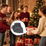 Christmas Solid Color Blanket, 59x39" Soft Warm Throw Blanket, Light-weight Plush Throw Blanket for Bed Sofa Camping Airplane Holiday Gray