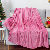 Christmas Solid Color Blanket, 59x39