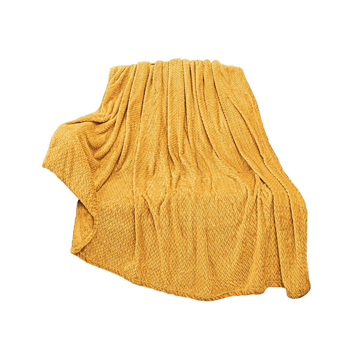 Christmas Solid Color Blanket, 59x39" Soft Warm Throw Blanket, Light-weight Plush Throw Blanket for Bed Sofa Camping Airplane Holiday Yellow