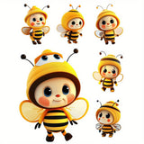 6PCS Christmas Cute Bee Hanging Ornaments, 3.15