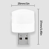 USB Night Light, LED Mini Light Bulb, Plug in Night Light, Small Bedside Night Lights, USB Light Bulb for Bedroom, Hallway, Kitchen, Car Tiny Light, Power Bank Power Outage Emergency Light Beige