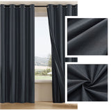 RV Camper Door Window Curtains, Blackout Privacy Curtains, Drapes for Bathroom Bedroom Kitchen, Portable Travel Trailer Small Window Decor, Short Blackout Curtain Blue
