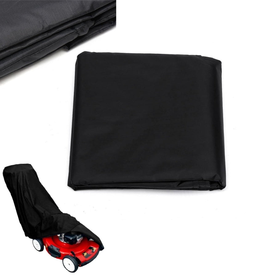 Waterproof Protective Cover,Heavy Duty Push Lawn Mower Cover,75.2x19.7x39.4In,Universal Oxford Cover Fit with Drawstring,1Pack