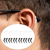 24Pcs Silicone Slip Ear Hook,Eyeglass Retainer,Anti Slip Ear Grips Hook,Comfortable and Durable Glasses Accessories for Sports,Reading,Outdoor Activities,and Daily Use A