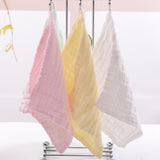 10PCS Muslin Cotton Baby Towel Soft Baby Bath Towel Multicolor Newborn Washcloths and Towels Multicolor