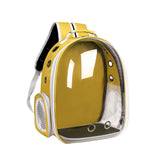 Pet Backpack Carrier, Transparent Space Capsule Pet Backpack Bag with Straps, Breathable Pet Carrier for Traveling Walking Hiking Outdoor Activities A
