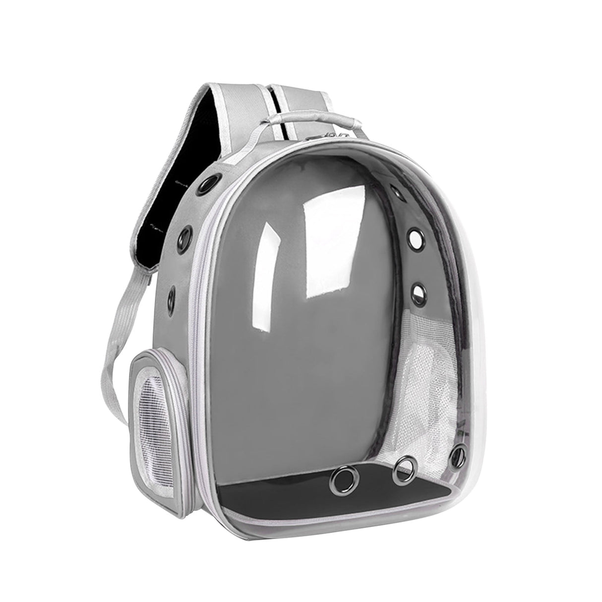 Pet Backpack Carrier, Transparent Space Capsule Pet Backpack Bag with Straps, Breathable Pet Carrier for Traveling Walking Hiking Outdoor Activities E