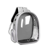 Pet Backpack Carrier, Transparent Space Capsule Pet Backpack Bag with Straps, Breathable Pet Carrier for Traveling Walking Hiking Outdoor Activities E