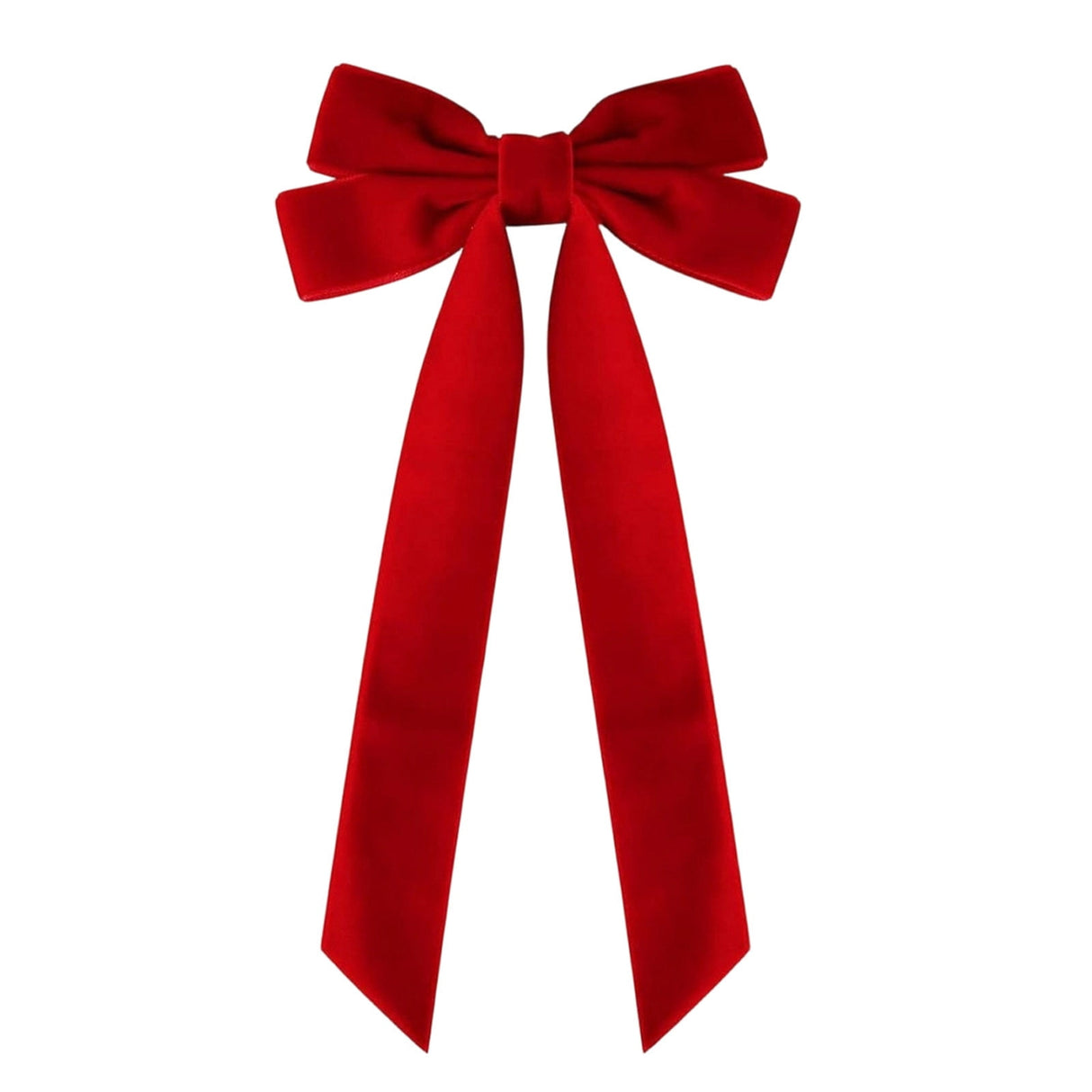16 Pcs Christmas Velvet Bows for Christmas Tree, Rustic Wreath Gift Bows, Burgundy Christmas Ornaments, for Xmas Farmhouse Tree Garland DIY Craft Wrapping Decorative Red