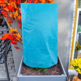 Plants Covers Freeze Protection, Frost Blankets with Drawstring, Winter Plants Protection Covers for Outdoor Plants Potted Shrubs XL - Rear View