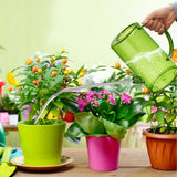 Plants Watering Jug, Portable Flower Mister, 1L Long Neck Sprinkler, Gardening Can, Household Gardening Watering Pot, for Indoor Herbs Vegetables Bonsai Balcony Plants, Outdoor Watering Container Green