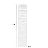 9.8x1.6" Double Ziplock PE Bags 100 Pack of Reclosable Long Plastic Bags Clear Zipper Storage Bags Home Travel Accessories