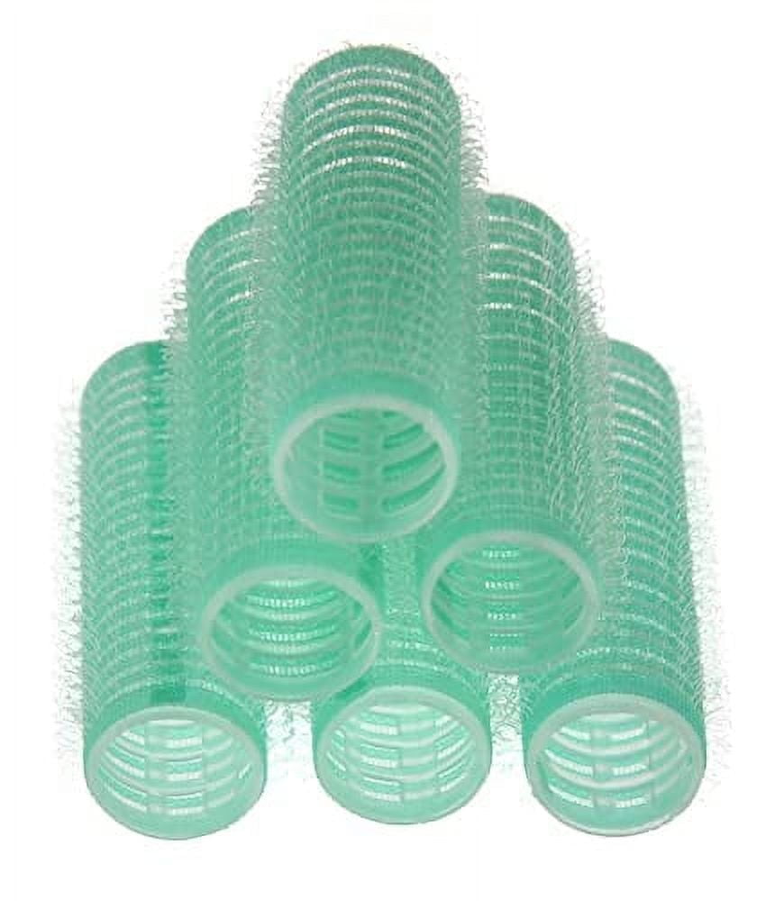 Self Grip Small Hair Curlers,Hair Rollers Curlers,Salon Hairdressing Curlers,DIY Curly Hairstyle Hair Rollers for Women Medium Short Hair (Gripping Sticky Rollers 0.6" 12PCS), Random color 6PCS