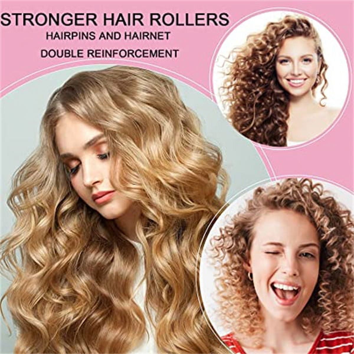 Self Grip Small Hair Curlers,Hair Rollers Curlers,Salon Hairdressing Curlers,DIY Curly Hairstyle Hair Rollers for Women Medium Short Hair (Gripping Sticky Rollers 0.6" 12PCS), Random color 6PCS