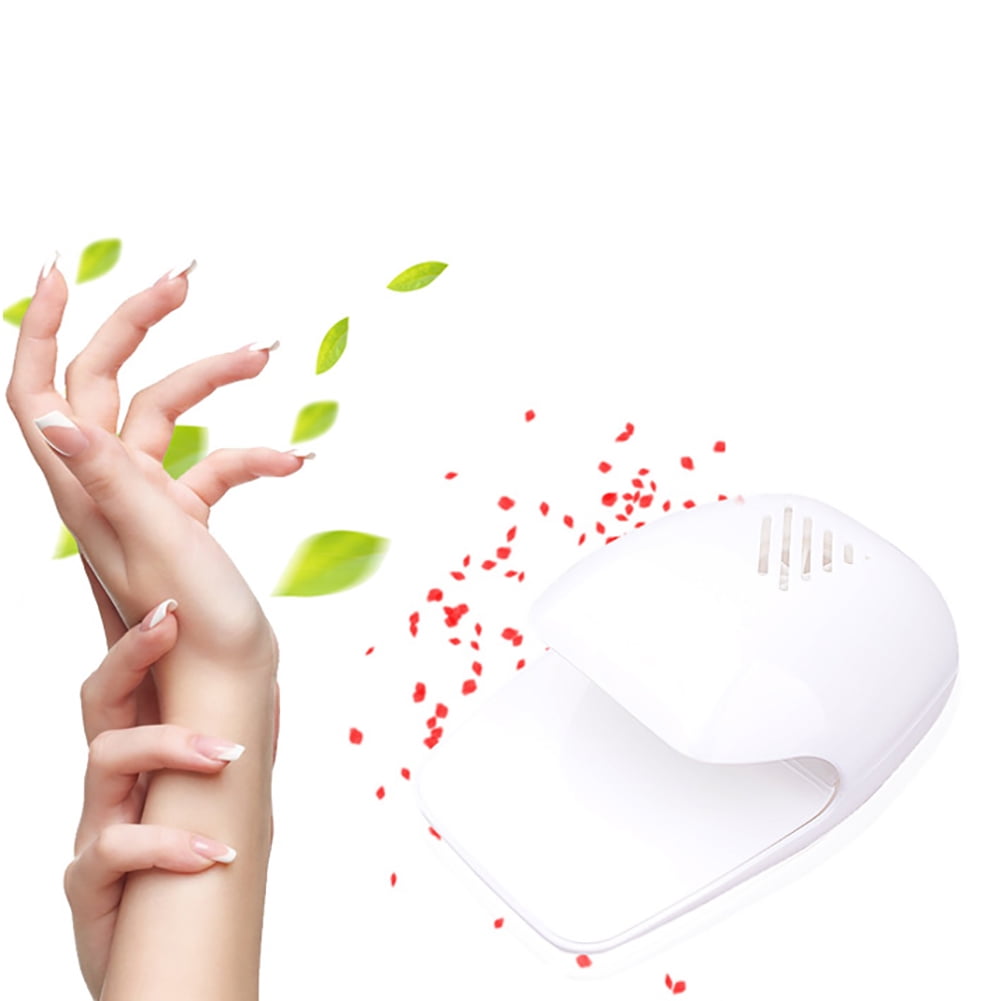 Portable Finger Toe Nail Polish Dryer Drying Blow Fan Manicure Art Tool Machine Pink