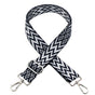 Replacement Crossbody Strap Handbag Guitar Strap Purse Shoulder Strap Adjustable Retro Jacquard - Dark blue