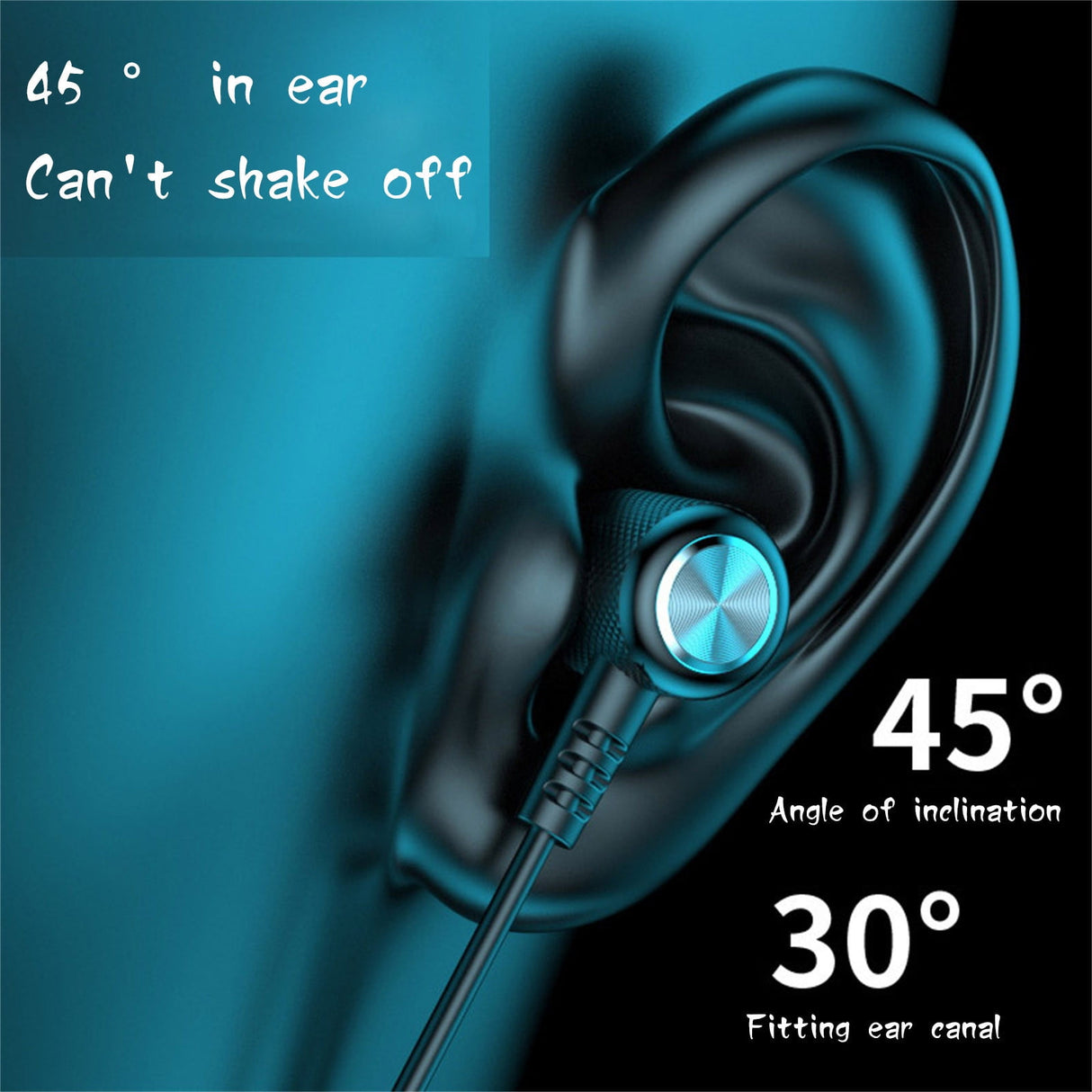 Neckband Bluetooth Headphones Wireless Earbuds with Microphone Flashlight Around the Neck Waterproof Sport Headset Noise Cancelling Ear Buds 120H Playtime for Running Cycling Cell Phone Black