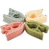 NeveLance Foldable Drying PP Material Travel Clothes Hangers, 20 Pieces