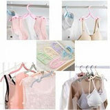NeveLance Foldable Drying PP Material Travel Clothes Hangers, 20 Pieces