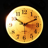 Bedside Traditional Classic Saxon Wind Up Double Bell Alarm Clock Chrome