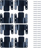 Universal Sectional Sofa Interlocking, Sectional Couch Connectors, Sofa Connector Bracket with Hardware- 4 Sets, 8 Pieces 8 Piece