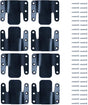 Universal Sectional Sofa Interlocking, Sectional Couch Connectors, Sofa Connector Bracket with Hardware- 4 Sets, 8 Pieces 8 Piece
