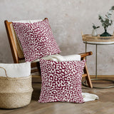 Lime Green White Leopard Print Pillow Covers 18x18 Inch Set of 2 Cheetah Animal Spots Decorative Throw Pillows For Couch Farmhouse Chinoiserie Pillow Cases Home Decor For Room Sofa Bed Porch Outdoor 16
