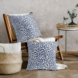 Lime Green White Leopard Print Pillow Covers 18x18 Inch Set of 2 Cheetah Animal Spots Decorative Throw Pillows For Couch Farmhouse Chinoiserie Pillow Cases Home Decor For Room Sofa Bed Porch Outdoor 18