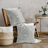 Lime Green White Leopard Print Pillow Covers 18x18 Inch Set of 2 Cheetah Animal Spots Decorative Throw Pillows For Couch Farmhouse Chinoiserie Pillow Cases Home Decor For Room Sofa Bed Porch Outdoor 20" x 20" Gray Leopard