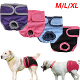 Comfortable Dog Underwear Dog Diapers Pants Male Female to Put On/Off Breathable Physiological Pants Reusable Sanitary Panties for Small to Large Dogs Pet (1pcs, Pink, XL) M Pink