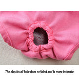 Comfortable Dog Underwear Dog Diapers Pants Male Female to Put On/Off Breathable Physiological Pants Reusable Sanitary Panties for Small to Large Dogs Pet (1pcs, Pink, XL) XL Pink