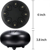 Rain Drum for Outside Garden,Chakra Drum for Rain Outdoor, Drum Rain Chime Waterproof,Rain Drum for Garden Instrument, chakra Drum 6 Inches 8 Notes, Chakra Rain Drum Outdoor A03 - 45-Degree Angle