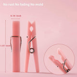 100Pcs Blue Clothes Pins for Baby Shower Game Mini Premium Plastic Clothespins Small Baby Shower Decorations for Party Gender Reveal Game DIY Pink