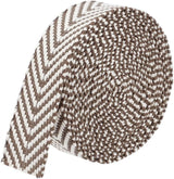 5 Yards Polycotton Jacquard Arrow Ribbon Clothes Accessories Olive 1-1/2 inch(38mm)