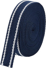 5 Yards Polycotton Jacquard Arrow Ribbon Clothes Accessories Olive 1-1/2 inch(38mm) - Rear View